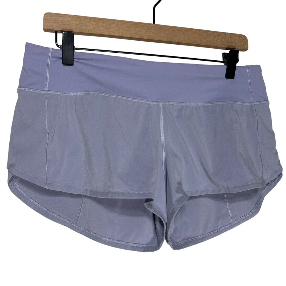 Lululemon Speed Up Low Rise Short 2.5 Purple Periwinkle Size 8 Reg